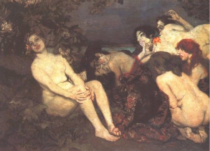 The Vampires, by Istvan Csok [1907] (Public Domain Image)