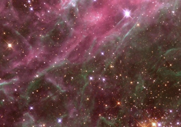 Hubble Space Telescope image of the Tarantula Nebula (Public Domain Image)